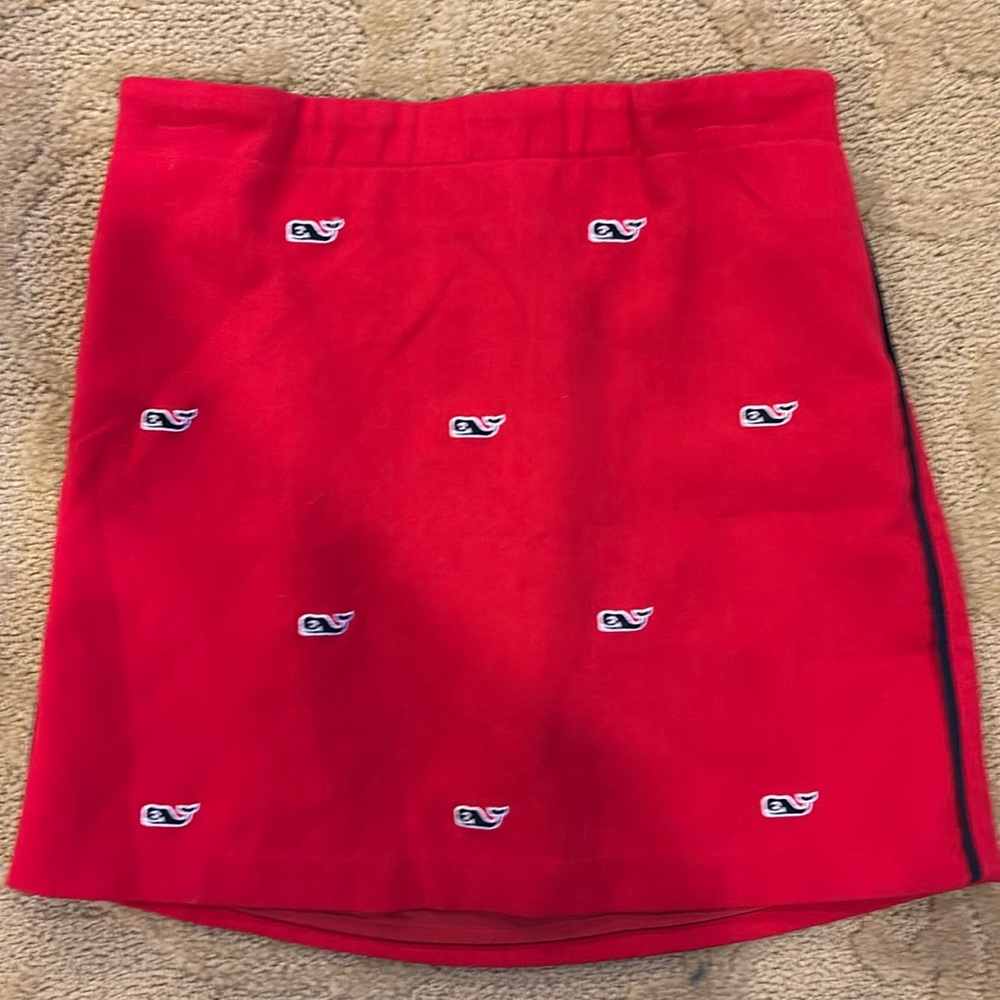 Girls red Vineyard Vines skirt